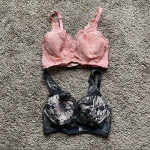 Victoria’s Secret Dream Angels lined Demi bras set of 2 size 34D